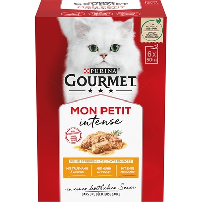 Gourmet Mon Petit kachna kuře krůta 12 x 50 g