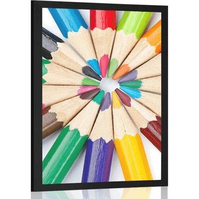 Plakát pastelové barvičky - 40x60 no frame
