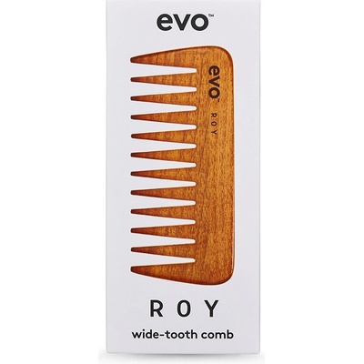 EVO Roy Detangling Comb hrebeň na vlasy z dreva 1 ks
