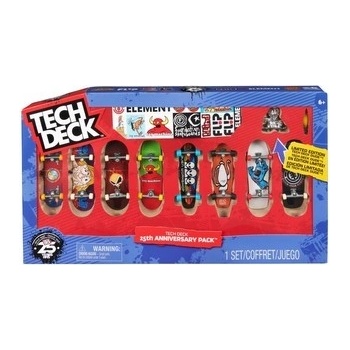 Tech Deck 8 balení k 25. výročí Tech Deck