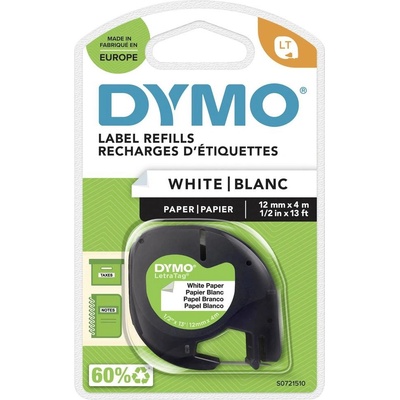 DYMO LT papír Barva pásky bílá Barva písma černá 12 mm 4 m S0721510