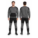fixero. bg Спортeн комплект панталон и суитшърт COMFORT, сиво и черно (81-283+81-651)