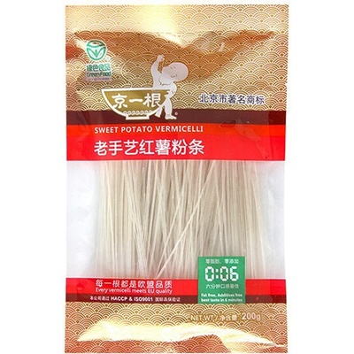 Jing Yi Gen Nudle ze sladkých brambor 200 g