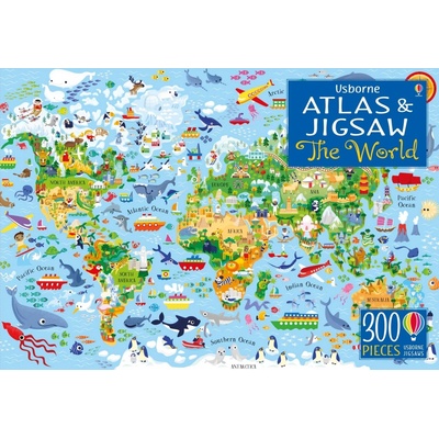 The world jigsaw and atlas Usborne Publishing