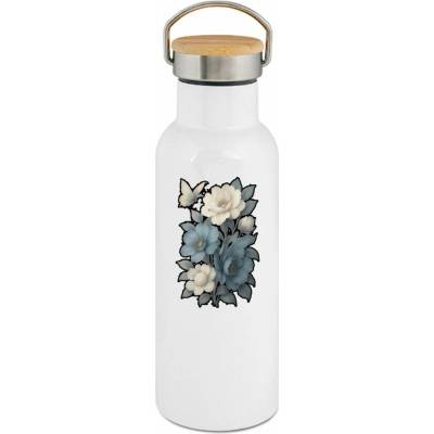 123TRIKO termoska Elegantní kytice s motýlem 500 ml