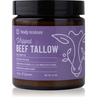 Body Restore Whipped Beef Tallow Balm Lavender vyživující tělový krém 73 ml