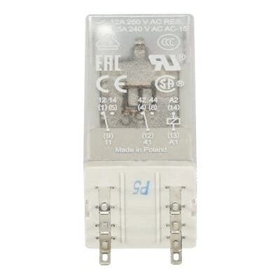 ABB Щепселно реле abb cr-m230ac2, 12a/230vac, 2no (m518454)