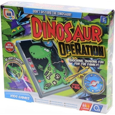 Dinosaurie operácia hra na batérie so bzučiakom