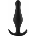 Sinner Gear Anal Plug Small with Ergonomic Handle Black 4.6 Inch