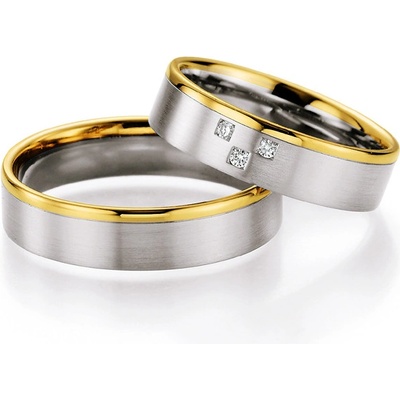 Snubní prsteny s diamanty SP721