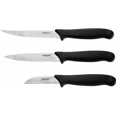 Fiskars Sada nožů na zeleniny a zeleninu v krabičce Essential 3 ks