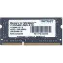 Paměti Patriot DDR3 4GB 1600MHz CL11 PSD34G1600L81S