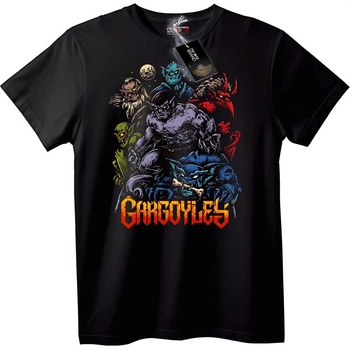 NOONEBRAND Тениска Гаргули - 2XL, Black