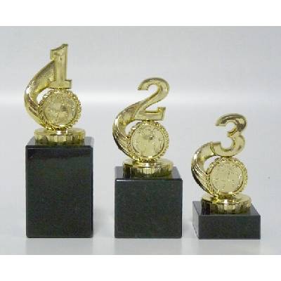 VIZINGR Trofeje pořadí P001-3-M410-2 MINI emblém vyberte z naší nabídky P001-M402/15 cm
