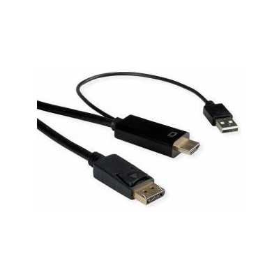 Roline Кабел ROLINE HDMI към DisplayPort v1.2, M/М, 2 м, 11.04. 5992