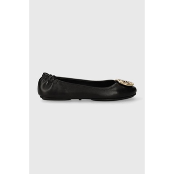 Tory Burch Кожени балеринки Tory Burch MINNIE TRAVEL BALLET в черно 50393-013 (50393.013.NN)