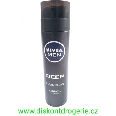 Nivea Men Deep gel na holení 200 ml – Zboží Dáma