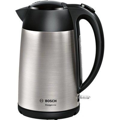 Bosch Чайник Bosch TWK3P420 DesignLine 1, 7 л сребристо черен (TWK3P420)