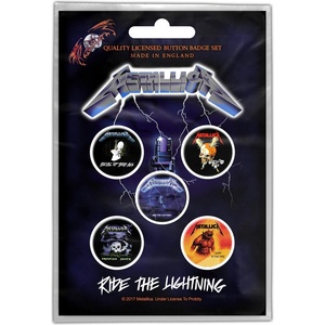 RAZAMATAZ Значки Metallica - Ride The Lightening - RAZAMATAZ - BB043