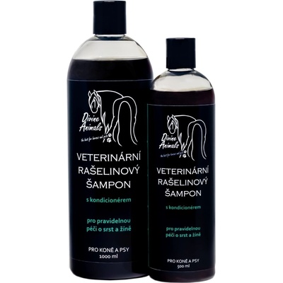 Divine Animals Veterinární rašelinový šampon 1 l