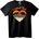NOONEBRAND Тениска Обичам те, вулкан - 5XL, Black