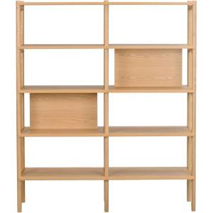 Rowico Етажерка за книги в дъб 140x166 cm Holton - Rowico (120014)