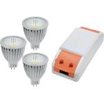 ELMARK КОМПЛЕКТ led ДРАЙВЕР 18w+ 3x led3 5w 4000k mr16 (99set3led572)
