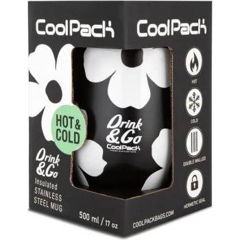 COOLPACK Чаша за кафе Coolpack - MISS 500 ml - FLORES JASMINE