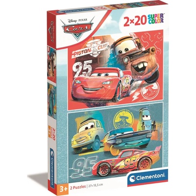 Clementoni - Puzzle 2x20 Cars - 40 - 99 piese