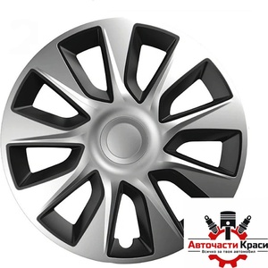 Versaco Тасове за джанти 17'' Versaco Stratos Silver / Black (56206) - avtochastikrasi