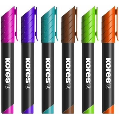 Kores K-MARKER Permanentní popisovač, kulatý hrot 3 mm, světle zelený (20931)