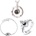 Silenti Jewelry Сребърен комплект "Безгранична Любов