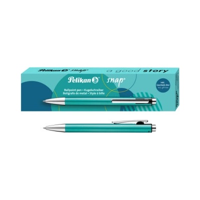 Pelikan K10 tyrkysové Snap Metalic