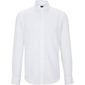 HUGO BOSS Риза с дълъг ръкав Boss Men's H Joe Long Sleeve Oxford Shirt - White - sportihobi - 170,14 лв