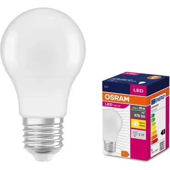 Image 1 of OSRAM LED ЛАМПА VALUE CLA40 470lm/827 E27 LEDVANCE (LEDVANCE 4052899326927)