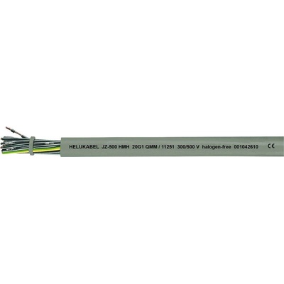 Helu JZ-500 HMH 11224-1000 riadiaci kábel 5 G 0.75 mm² 1000m sivá