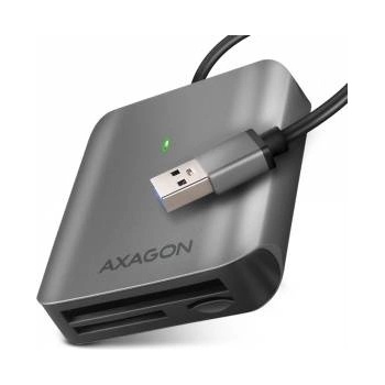 AXAGON AXAGON CRE-S3, USB-A 3.2 Gen 1 reader - SUPERSPEED card reader, 3-slot & lun SD/microSD/CF, UHS-II support