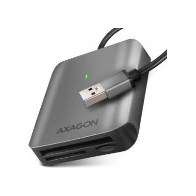 AXAGON AXAGON CRE-S3, USB-A 3.2 Gen 1 reader - SUPERSPEED card reader, 3-slot & lun SD/microSD/CF, UHS-II support