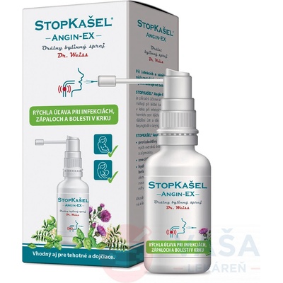STOPKAŠEĽ Angin-EX sprej na bolesť v krku 30 ml