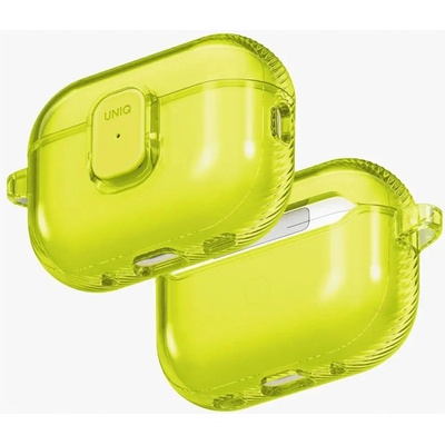 Uniq Glase Pro Case за AirPods Pro 3 Lock Case - Прозрачно жълт (8886463696842)