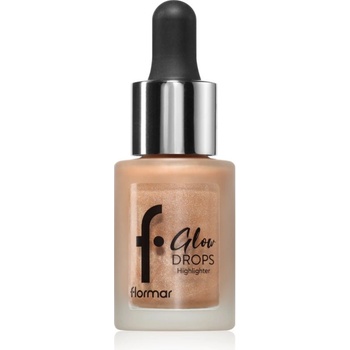 Flormar Glow Drops Lip Tattoo течен хайлайтър цвят 001 Moon Glow 14ml