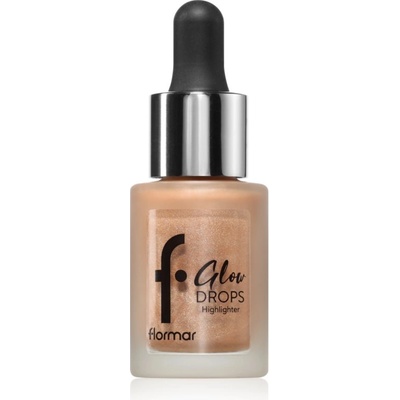 Flormar Glow Drops Lip Tattoo течен хайлайтър цвят 001 Moon Glow 14ml