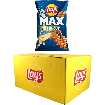 Lays MAX Deep-Cut Cheese & Onion 14 x 55 g