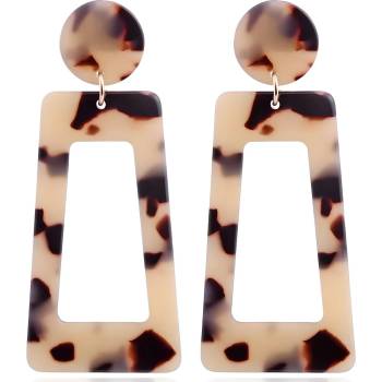 HARAHU Обици di-18995 - Светло кафяво kp18995 (di-18995)