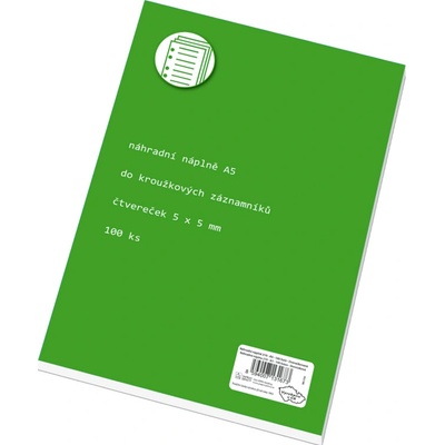 Karis náhradní vložka do bloku A5 čtvereček – Zboží Dáma