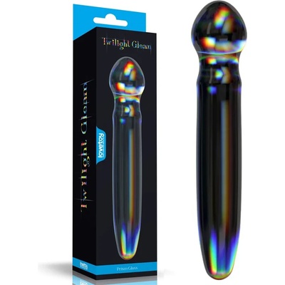 Стъклено дилдо със сферичен връх, 18, 4см. - Twilight Gleam Prism Glass (LVTOY00751)