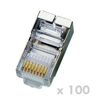 DATACOM DATACOM Konektor RJ45 STP Cat5e 8p8c 100 ks, pro licnu 4155