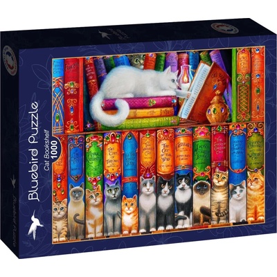 Bluebird Cat Bookshelf II 1000 dielov