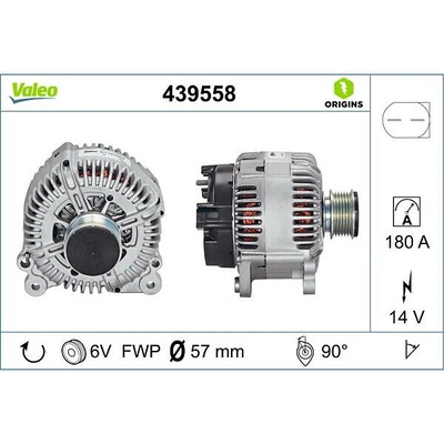 VALEO Alternátor VALEO 439558