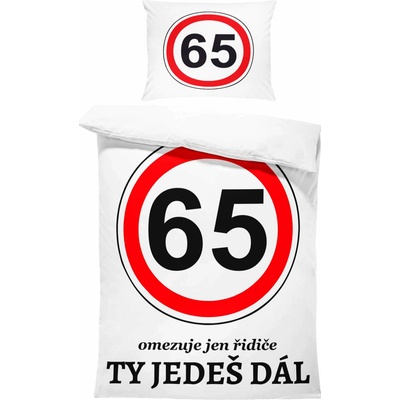 Impar Obliečky Ty ideš ďalej 65 rokov 140x200 70x90